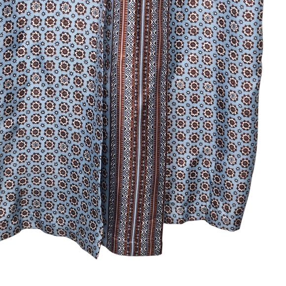 J Crew Womens Pure Silk Geometric Print Sleeveless Pleated Sheath Dress Size 2 - Picture 3 of 8